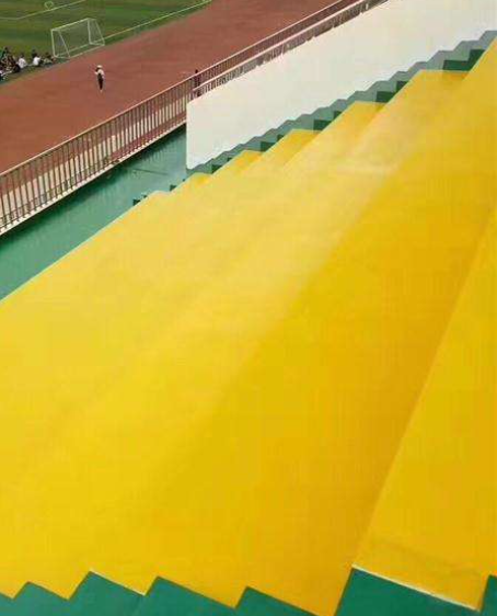 长宁球场台阶翻新修补改造